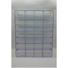 Caixa Organizadora de Acrílico com 28 Divisões  