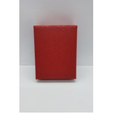 Caixa de papel lisa Vermelha 