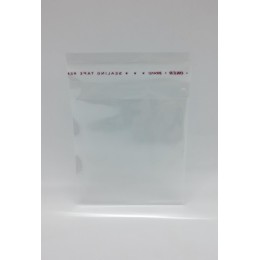 Saco Adesivado 8x8 cm, 100 Unidades 