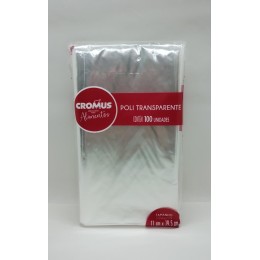 Saco Celofane Transparente 11x19,5 cm