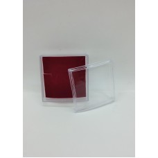 Caixa de Acrílico para Conjunto com Espuma Vermelha 