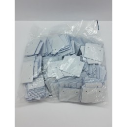 Etiqueta quadrada horizontal para brinco  