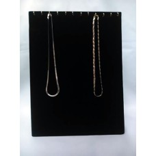 EXPOSITOR DE COLAR PRETO VERTICAL