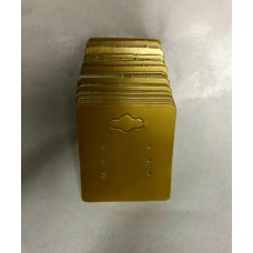 Cartela para Brinco Dourado