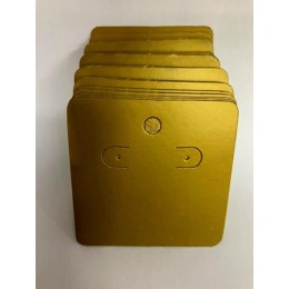 Cartela para Brinco Dourado 