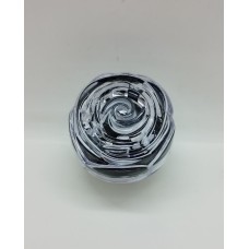 Caixa de Acrílico Rosa para Anel com Espuma Preta  