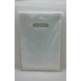 Sacola plastica Boca de Palhaço Branca