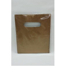 Sacola plastica Boca de Palhaço Dourada