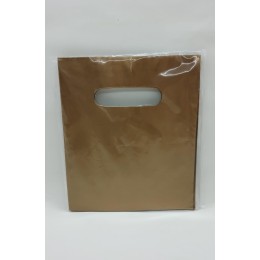Sacola plastica Boca de Palhaço Dourada