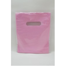 Sacola plastica Boca de Palhaço Rosa Bebe 