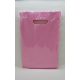Sacola plastica Boca de Palhaço Rosa Bebe 