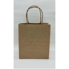Sacola de papel Alça Torcida Kraft