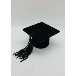 Caixa de veludo Chapel de Formatura Preta