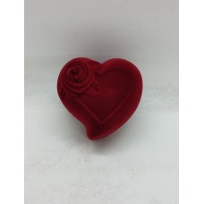 Caixa de veludo Coração 