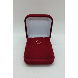 Caixa de veludo para Conjunto Vermelha
