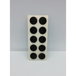 Etiqueta Adesiva Bolinha Preta 