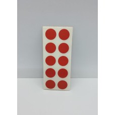 Etiqueta Adesiva Bolinha Vermelha 